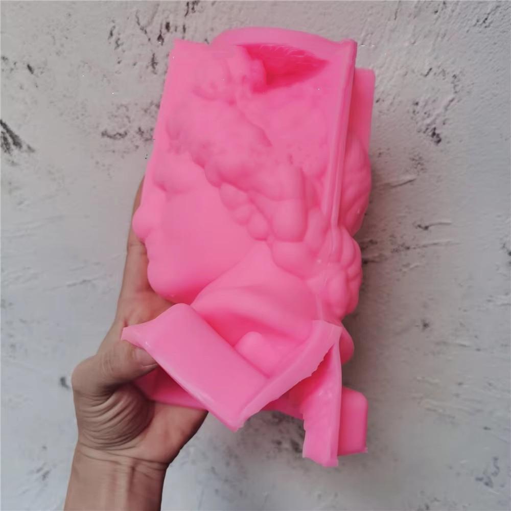 Samothrac Winged Victory Candle Mold Greek Statue Goddess Silicone Mold Winged Angel Figurine Sculpture Art Wax Candles Mould