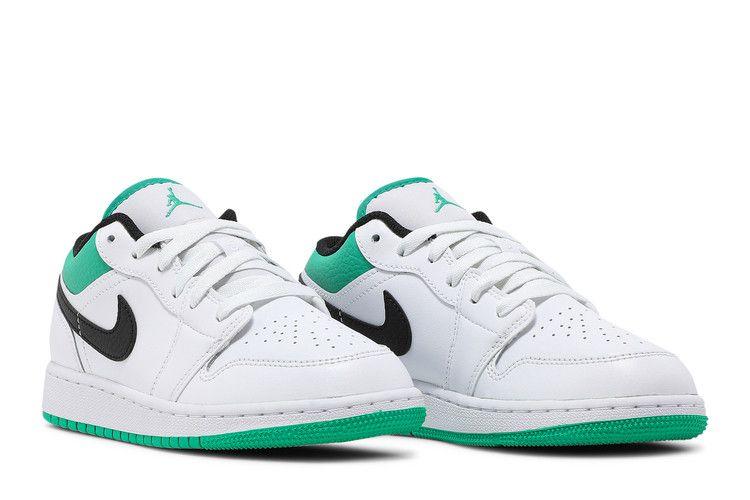 Air Jordan 1 Low GS 'White Lucky Green'