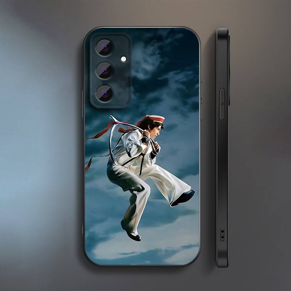 Чехол для телефона Wishbone C-Conan G-Gray для Samsung S 25,24,23,22,30,21,10,9,Ultra,Plus,Lite,FE,4,5 G Мягкий черный чехол