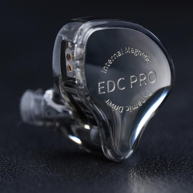 KZ EDC PRO EDCPRO Earphones High-Sensitivity Large Dynamic Earbuds HiFi Bass Music IEM Headphone 2Pin Optional Cable