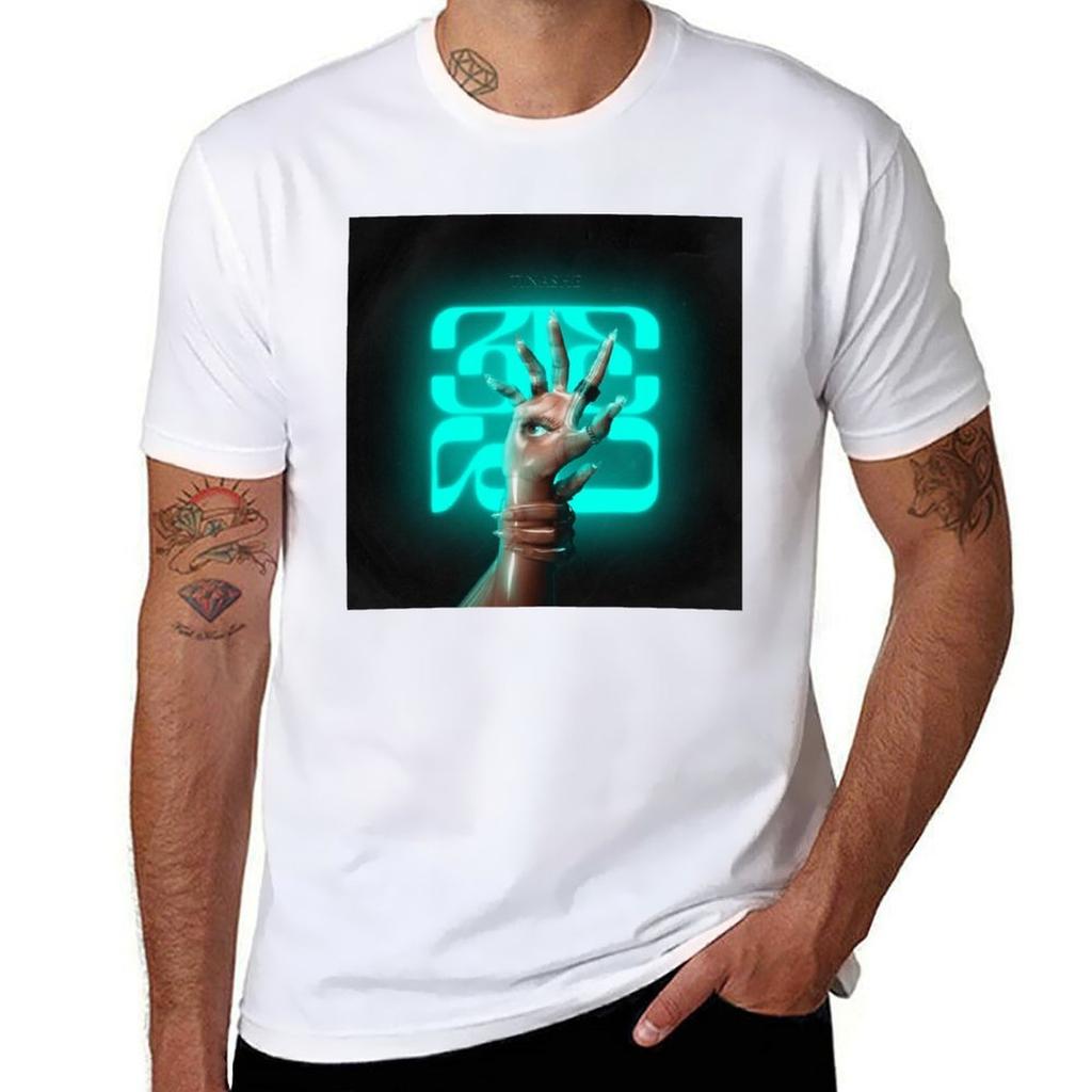 The Hand And Eyes Poster Tshirt Moisture Control Sports Tee Tshirt
