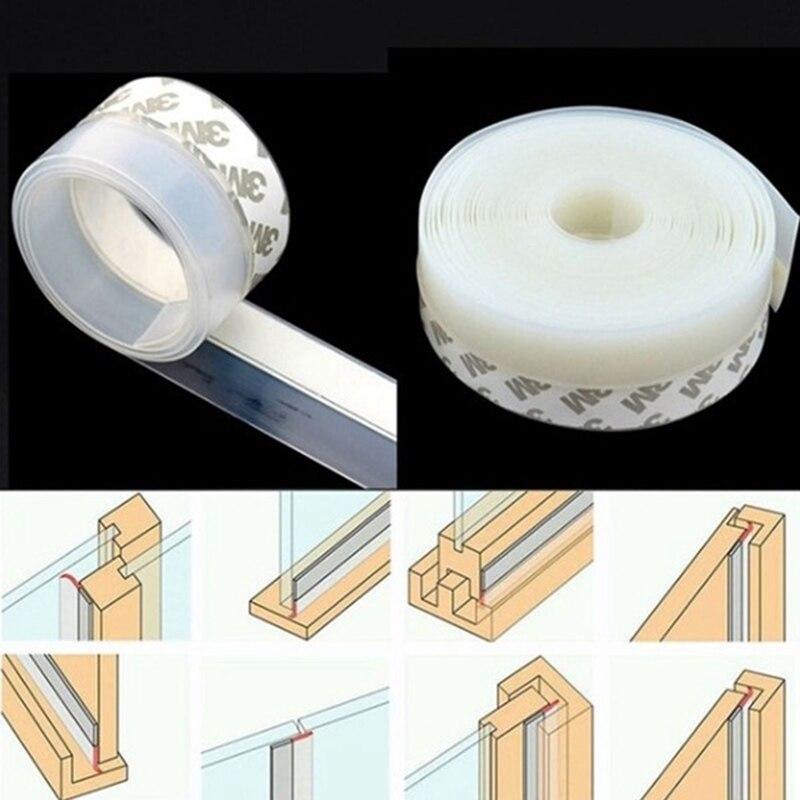 3/5 м уплотнительная лента для нижней части двери, атмосферостойкая оконная резиновая уплотнительная лента, ветрозащитная пылезащитная самоклеящаяся уплотнительная лента для дверного стекла