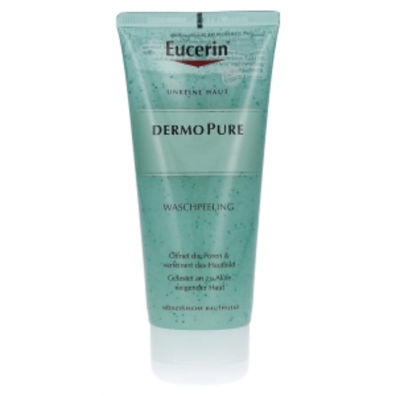 Eucerin Dermo Pure Гель-пилинг для умывания (тереть) 100 мл