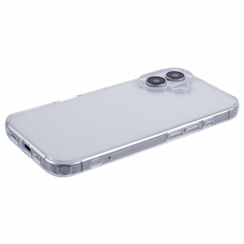 KIGC Прозрачный чехол для iPhone 16 из ТПУ+ПК, защитный противоударный чехол для телефона