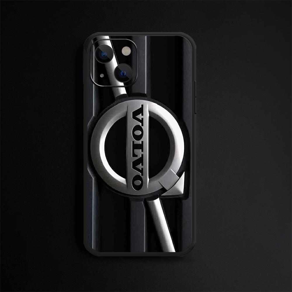 Роскошный модный чехол для мобильного телефона Volvos с логотипом автомобиля для IPhone Samsung Galaxy Xiaomi Redmi Note SA 8 9 10 11 12 13 21 22 Pro Max Plus, черный мягкий