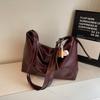 Ielgy Ladies Large-Capacity Glossy Tote Bag High-End Texture Soft Commuter One-Shoulder