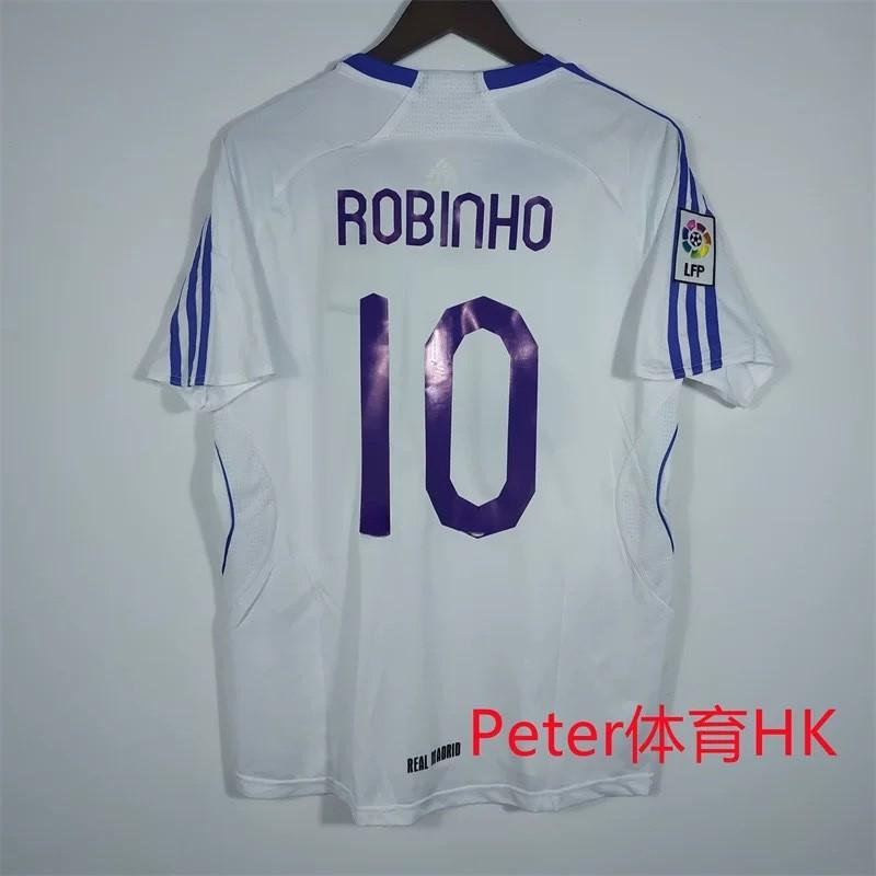 Vintage Football Jersey Classic Retro Raul Ramos Henry Zidane Buffon Naldo Soccer Shirt
