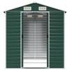 Garden Shed Green 191 x 215 x 198 cm Galvanized Steel