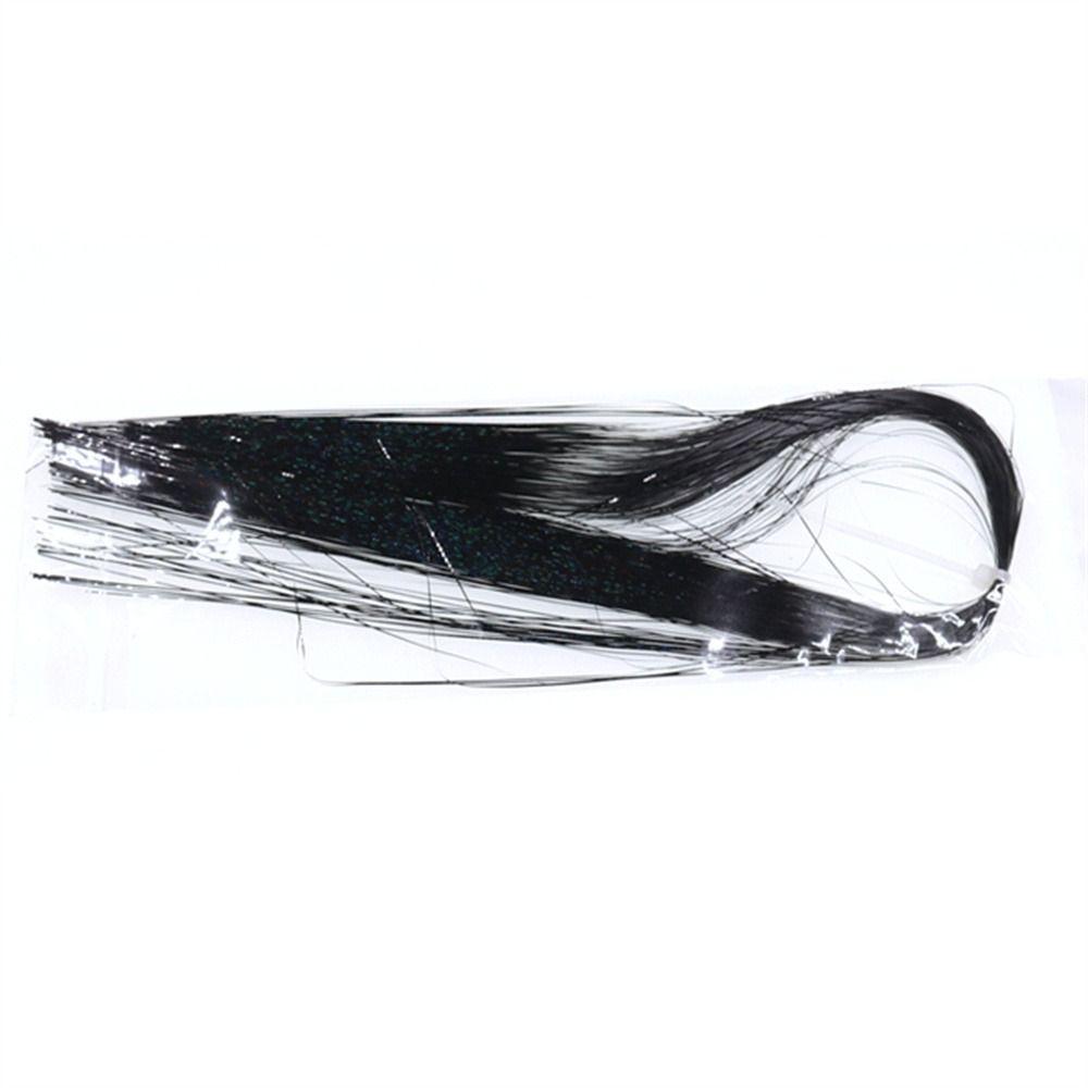 Shining Fly Fishing Jig Hook Streamer Fly Tying Tinsel Assist Hooks Line Fly Tying Materials