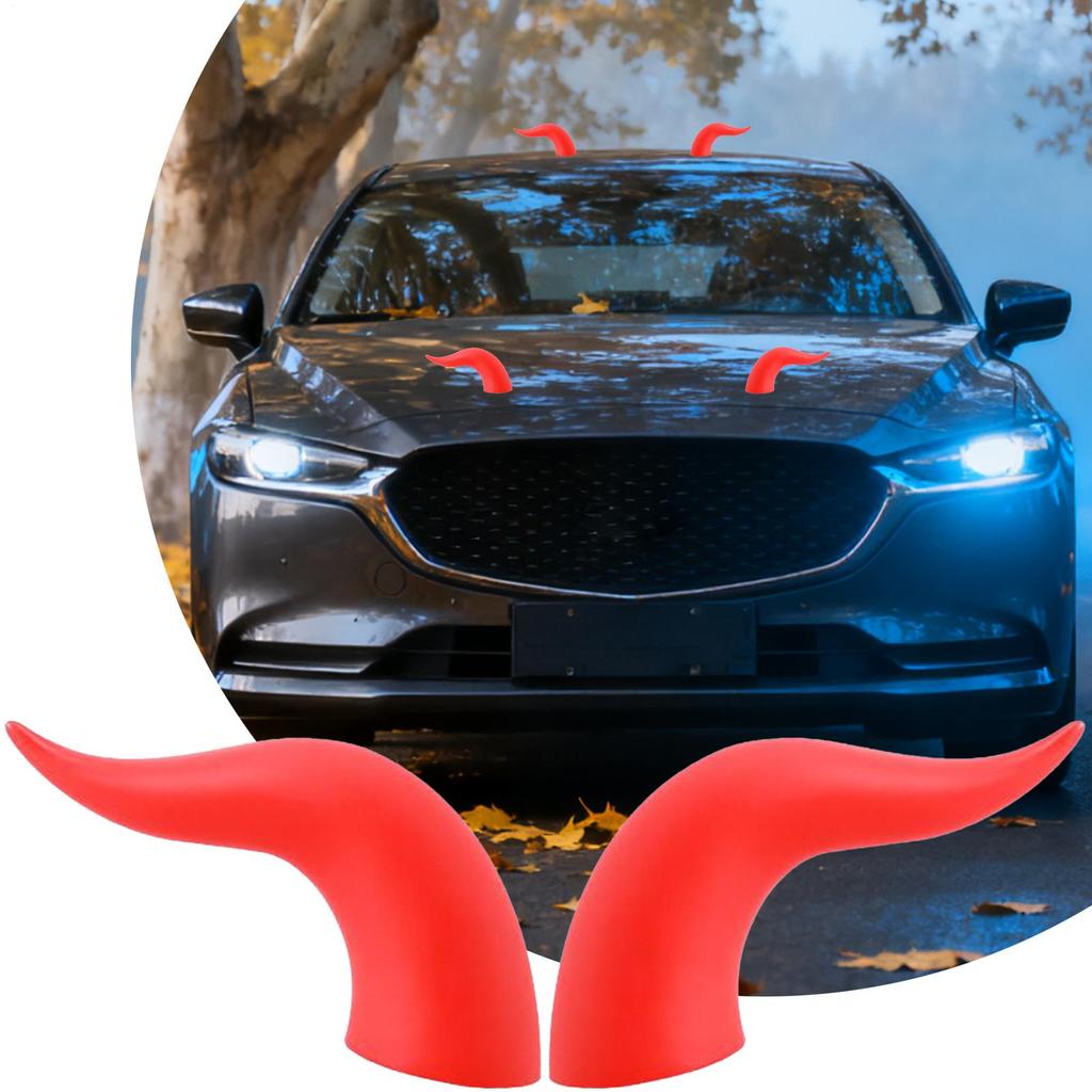Модификация рогов дракона на крышу автомобиля 2 шт. Рога дракона Автодекор Украшение крыши автомобиля для внедорожников, автодомов, грузовиков, поездок, автомобиля