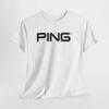 Ping Golf Унисекс Белая футболка с графическим принтом Хлопковая футболка Размеры S-3XL Футболка для любителей гольфа Унисекс