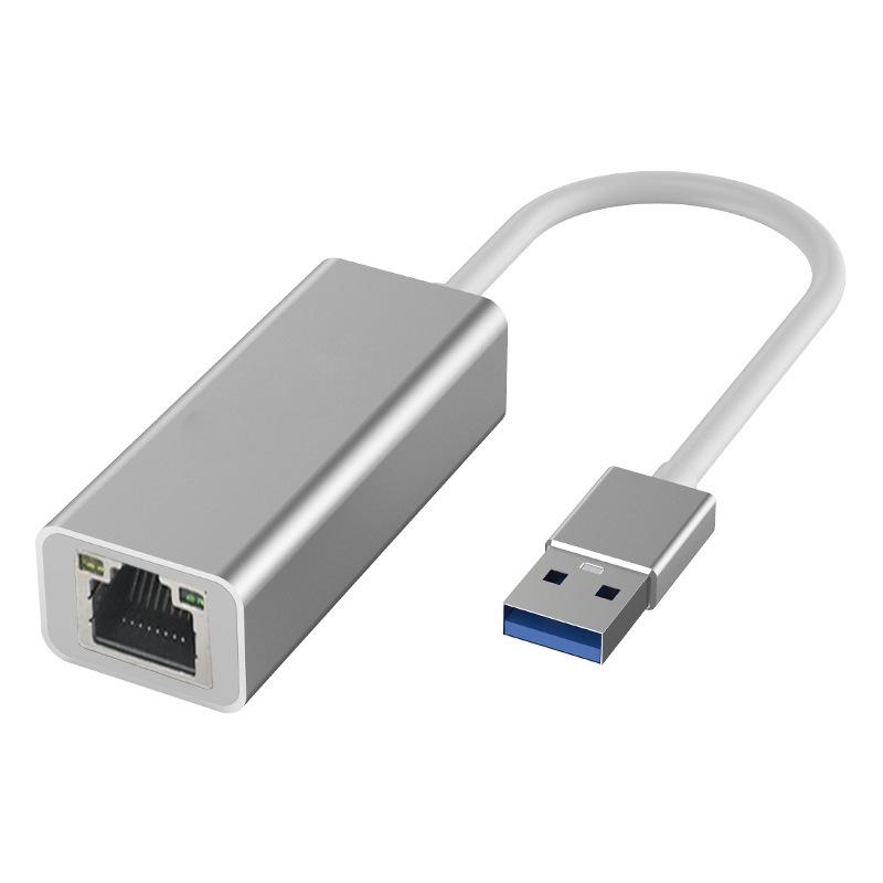 TYPE-C/USB To Gigabit Adapter 10/100/1000M Network Card, Driver-Free, Type-C To RJ45 Port