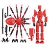 Suction Cup Bottom Spider Toys Multi-jointed Figures Model Doll Movable Robot Set  Birthday Gift