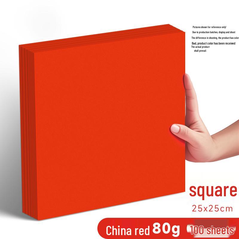 Ярко-красная бумага формата A4/A5, 70 г/м², для печати, офиса и рукоделия