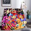 Colorful Digital Circus Throws Blanket Flannel Blankets Plush for Couch Bed Gifts for Men Women Travel picnic blanket Christmas fan gifts