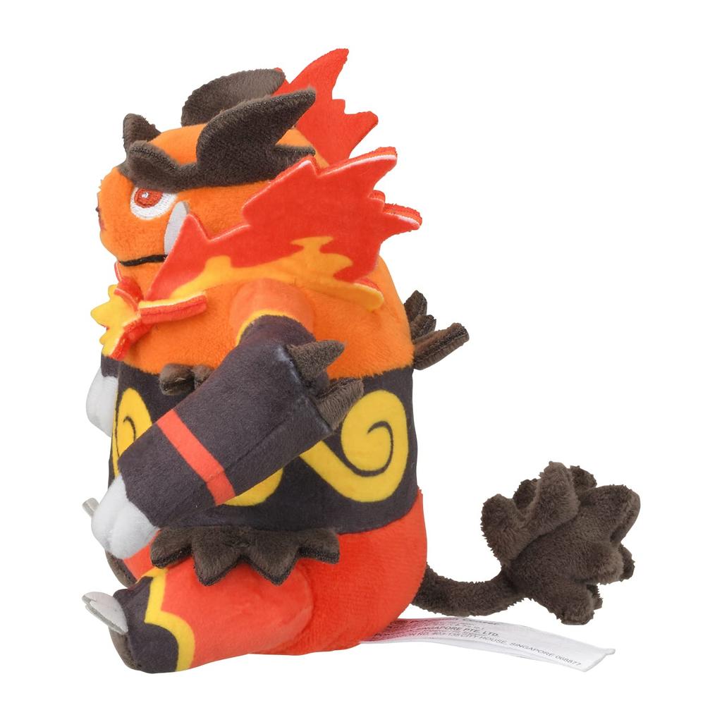 Pokémon Center Original 500 Plush Pokémon Fit Emboar 15.5 X 17 X 15 Cm (H X W X D)