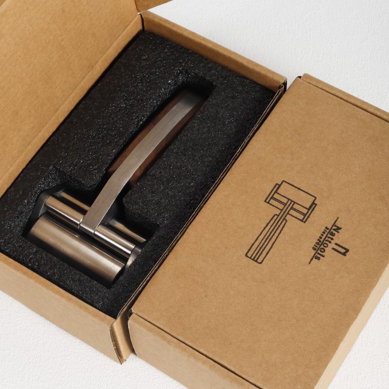 Stainless Steel Leather Glue Pressing Roller for Manual DIY Leather Edge Crimping Roller Pressing Tool