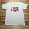 Винтажная футболка-ринжер 80-х 90-х годов со вкусом Diet Coke Coca Cola Безалкогольный напиток Размер L