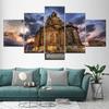 Canvas Painting Dresden Frauenkirche city architecture 5 Pieces Art Modular Wallpapers Poster Print for living room home Decor