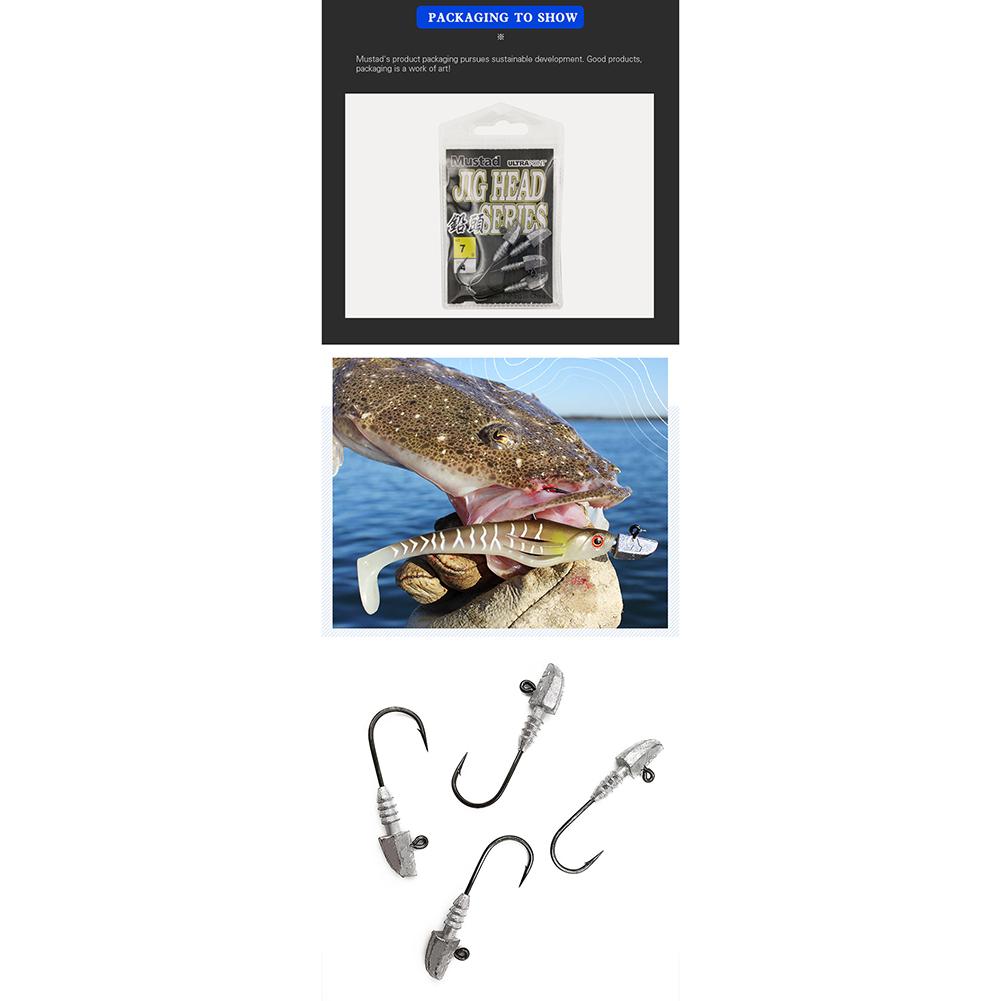 Cnjh03 Metal Fishing Hooks With Barbs Non-slip Head Hook Soft Lure Hooks Fishhooks Fishing Tackle