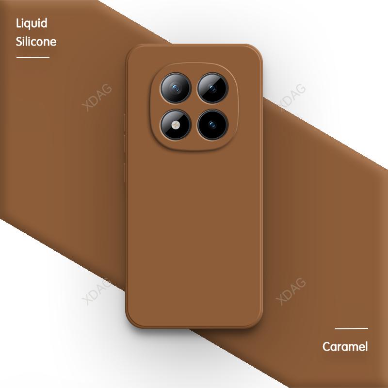 Оригинальный чехол для телефона для Xiaomi Redmi Note 15 Pro Plus Pro+ Note15 15Pro 5G Жидкий силикон Мягкий Простой Задняя крышка Funda Carcasas