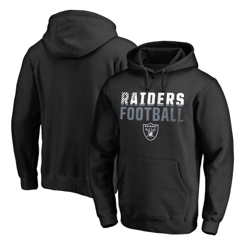 Mens Plus Size Hoodie NFL Raiders American Football Sweatshirt Casual Loose Fit