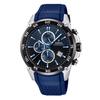 The Originals Chronograph Rubber Strap Blue Dial Quartz F20330-A 100M Men's Watch