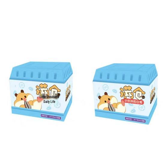 Модная игровая фигурка-брелок RIBOSE, слепой бокс, пушистый плюшевый хомяк