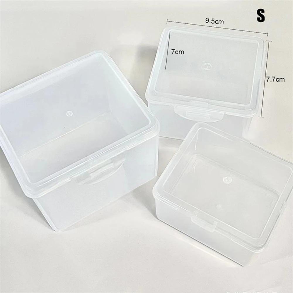 Прозрачная коробка для хранения карточек большой емкости, корейский настольный органайзер для карточек Idol Card