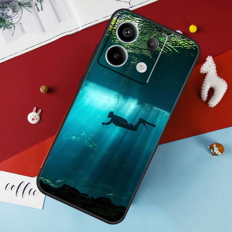 Чехол для подводного плавания для Xiaomi Redmi Note 13 12 10 8 9 11 Pro 12S 10S 11S Redmi 13C 10A 10C 9C 12C