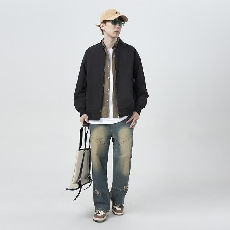 Autumn Casual Popular Versatile Baseball Jacket Men's and Women's Same Spring and Autumn Jacket Trendy Couple Loose