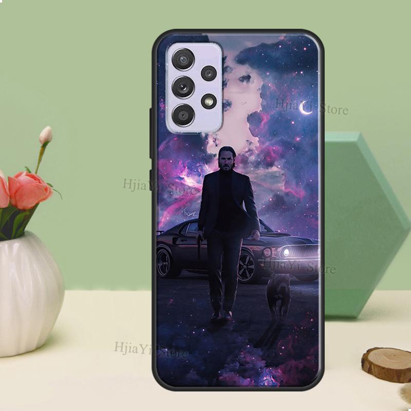 Чехол John Wick для Samsung A54 A34 A24 A14 A51 A71 A12 A22 A32 A52 A72 A73 A33 A53 A13 Задняя крышка