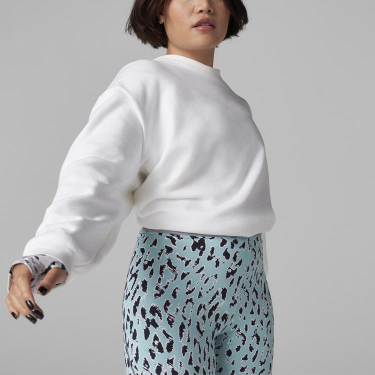 Adidas Пуловер с круглым вырезом, женские топы, белый H59978