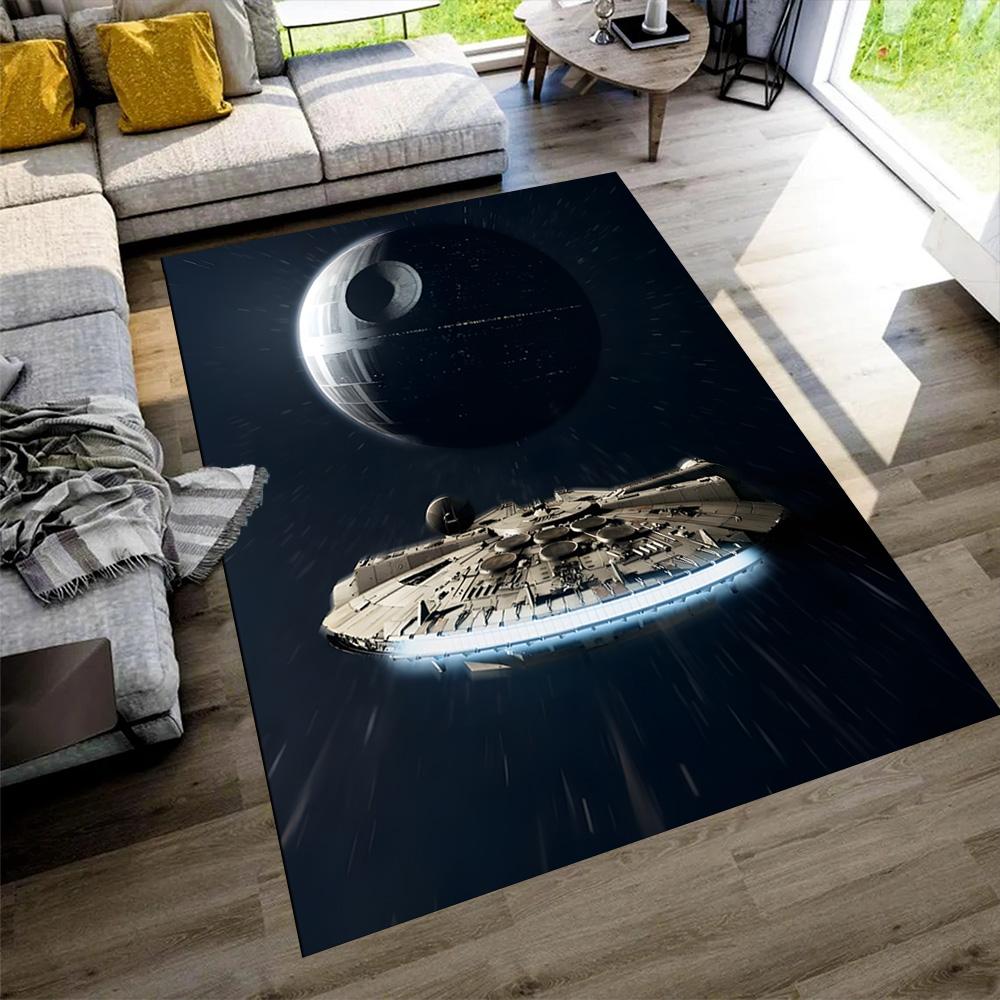 Star Wars Area Rug Suitable for Entryway Living Rooms Game Room Balcony Anti-slip Rug Office home decor Perfect Birthday Christmas Gift Idea