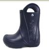 [Обувь Crocs] Детские резиновые сапоги Crocs Handle It для малышей, резиновые сапоги для сезона дождей, темно-синие 211056 410