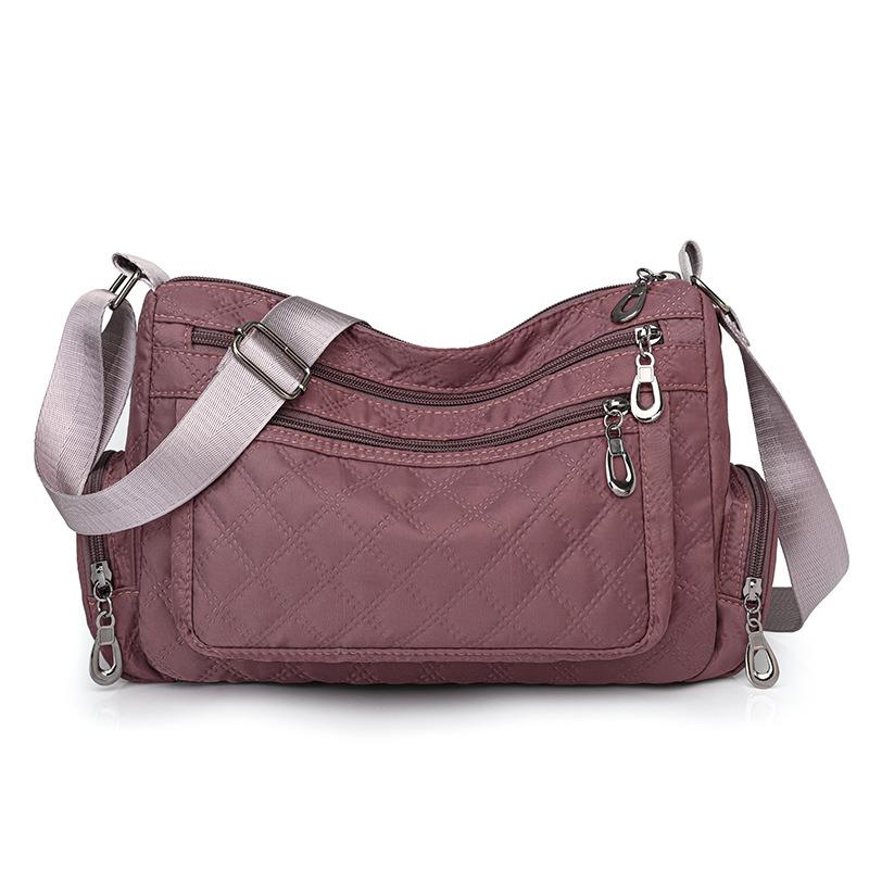 Сумка из вышитой нити для женщины среднего возраста, одноплечная сумка через плечо, водонепроницаемая сумка для мамы