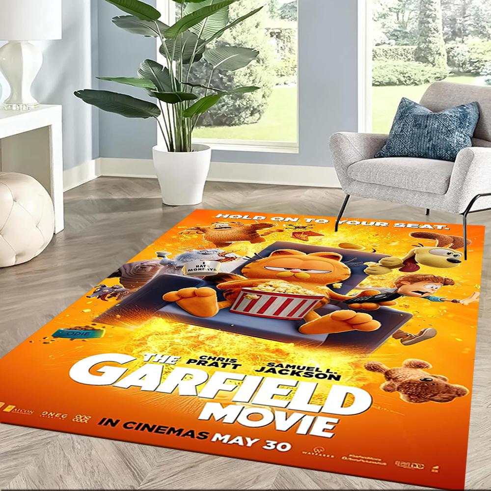 Garfield S Adventures 1 Square rugs are a great choice for living rooms, bedrooms, home décor, and as gifts