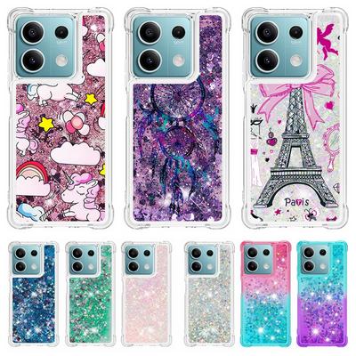 Чехол Note 13 для Xiaomi Redmi Note 13 Cover Painted Quicksand Liquid Cover для Xiomi Redmi Note13 Pro 13Pro Plus 5G Case Capa