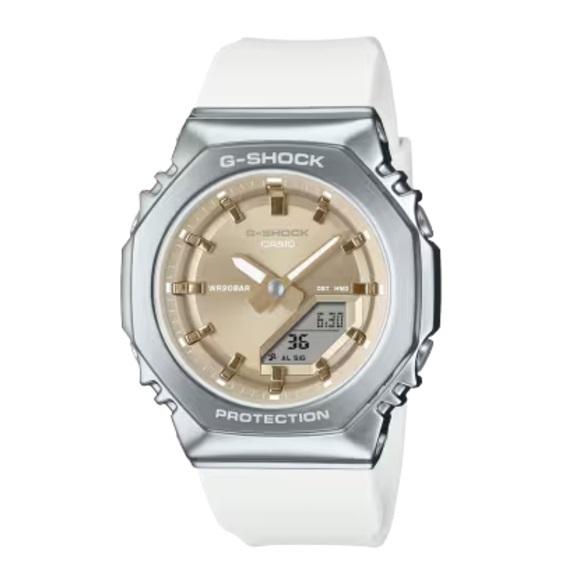 Casio Аналогово-цифровые часы G-SHOCK GM-S2110-7A9JF с металлическим покрытием