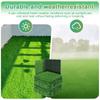 1 Pc 12 Inchx12 Inch Realistic Grass Turf Tile Interlocking Square Artificial Grass Mat Flooring Decor Pad for Indoor Outdoor