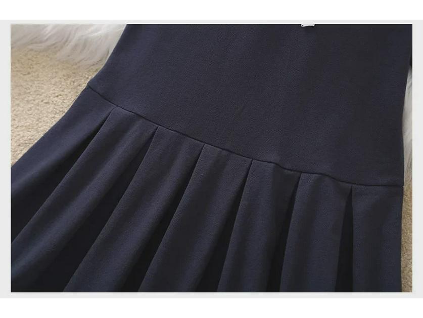 Летние платья принцессы в стиле колледжа для девочек - модные детские юбки в уличном стиле