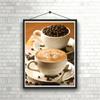Один 11,8x15,7 дюймов 5D DIY Алмазная картина "Кофе" Вышивка 5D Украшение дома Подарок