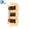 Brushed Gold Thermostatic Shower Mixer Valve Brass 3-ways Mixer Valve Thermostate Control Valve Wall Concealed Shower Valve
