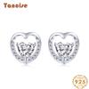 Tancise 925 Sterling Silver Zircon Earrings Drop Earrings For Women Wedding Party Gifts