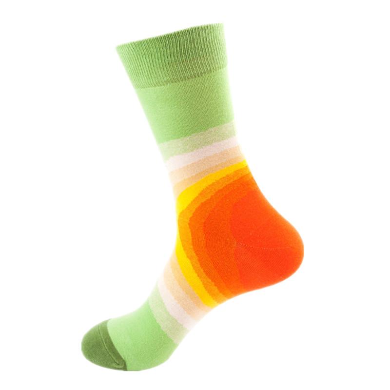 46 моделей хлопковых модных геометрических деловых мужских счастливых носков унисекс для мальчиков гребенные хип-хоп уличные скейтборды смешные высокие носки