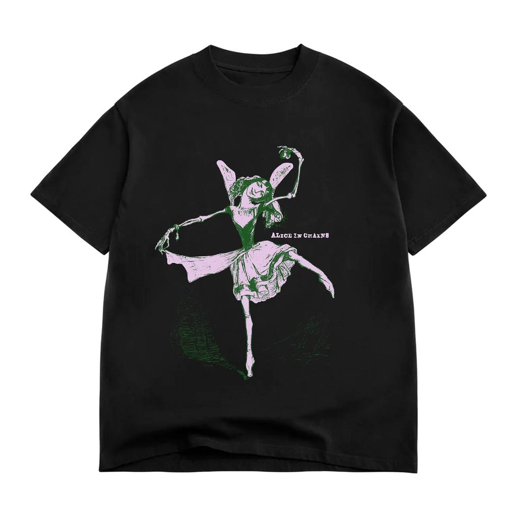 Alice In Chains album cover graphic unisex 100Cotton shirt 2026 Summer New Unisexs Y2k vintage rock fashion streetwear Tshirt