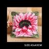 DIY Carpet Embroidery Latch Hook Kit Plant Series Segment Embroidery Pillow Flowers Grass Coarse Wool Cross Stitch 3D Latch Hook