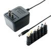 Miyoshi MCO ACDC Adapter, Low-Noise, Transformer-Type, Includes 6 Plug Types, Built-in Output Voltage Stabilizer, 6.0V Output, 700mA Output, 1.8m