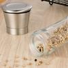 Pepper Mill Labor-saving Cooking Accessories Stainless Steel 2-in-1 Portable Spice Crusher Bottle Pepper Mill Durable Cookware