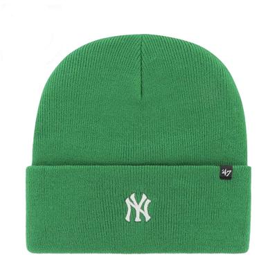 47 Forty Seven Yankees Base Runner 47 Cuff knit Kelly Knit Cap Knit Cap Hat Cold Protection Yankees Stylish Autumn/Winter Men's [brnck17ace-ky]